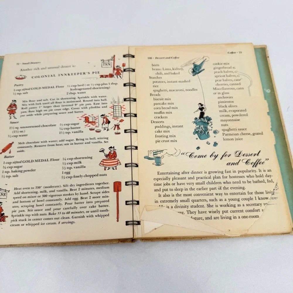 Betty Crocker Guide to Easy Entertaining 1959 1st‎ Edition 1st Printing Cookbook